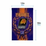 Phoenix Suns Garden Flag Personalized Laurel Wreath Purple Best Selling