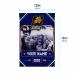 Phoenix Suns Garden Flag Personalized Photo Frame Purple Best Selling
