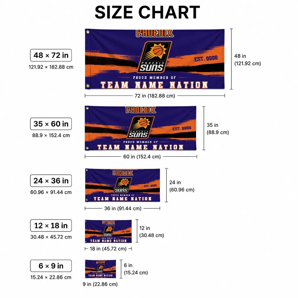 Phoenix Suns House Flag Custom Brushed Streaks Purple High Quality Phoenix Suns House Flag Custom Brushed Streaks Purple High Quality