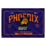 Phoenix Suns House Flag Custom Ornate Border Purple Best Selling
