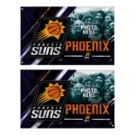 Phoenix Suns House Flag Customized Diagonal Stripes Purple Best Selling