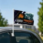 Phoenix Suns House Flag Customized Diagonal Stripes Purple Best Selling