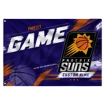 Phoenix Suns House Flag Customized Energy Brushstrokes Purple Best Selling