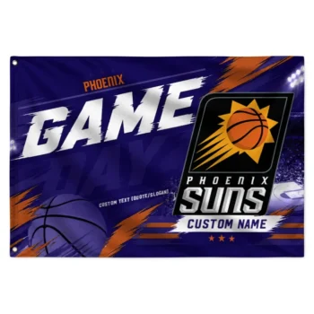 Phoenix Suns House Flag Customized Energy Brushstrokes Purple Best Selling