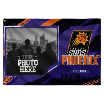 Phoenix Suns House Flag Personalized Framed Photo Purple Black Best Selling