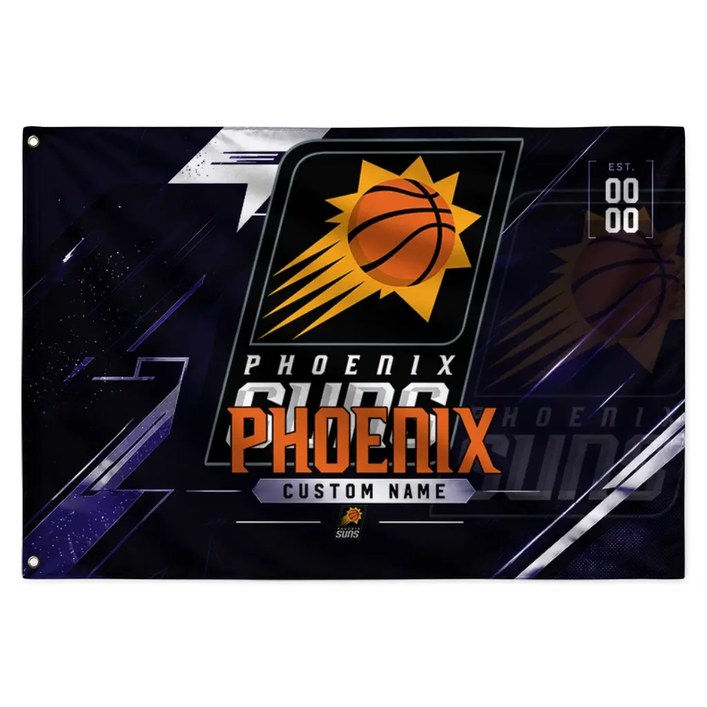 Phoenix Suns House Flag Personalized Speed Slashes Purple Best Selling Phoenix Suns House Flag Personalized Speed Slashes Purple Best Selling