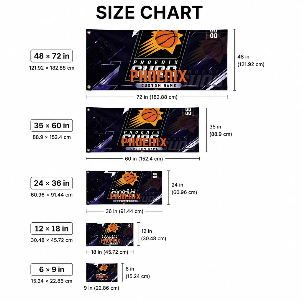 Phoenix Suns House Flag Personalized Speed Slashes Purple High Quality Phoenix Suns House Flag Personalized Speed Slashes Purple High Quality