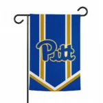 Pittsburgh Panthers Garden Flag Custom Chevron Stripes Royal Blue Best Selling