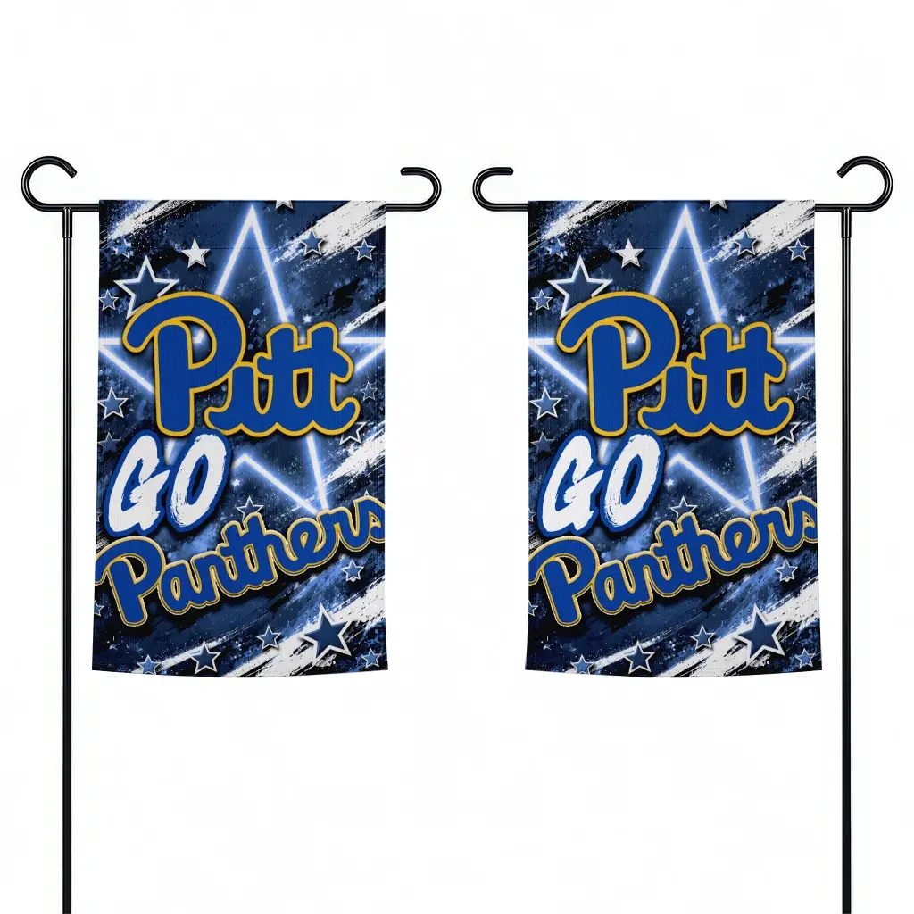 Pittsburgh Panthers Garden Flag Customized Glowing Star Royal Blue Fashion Forward Pittsburgh Panthers Garden Flag Customized Glowing Star Royal Blue Fashion Forward