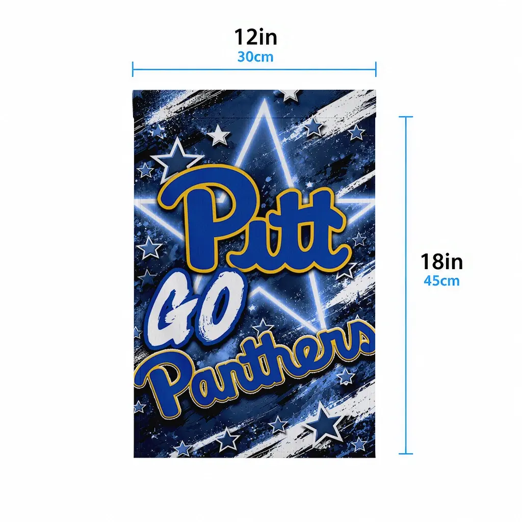 Pittsburgh Panthers Garden Flag Customized Glowing Star Royal Blue High Quality Pittsburgh Panthers Garden Flag Customized Glowing Star Royal Blue High Quality