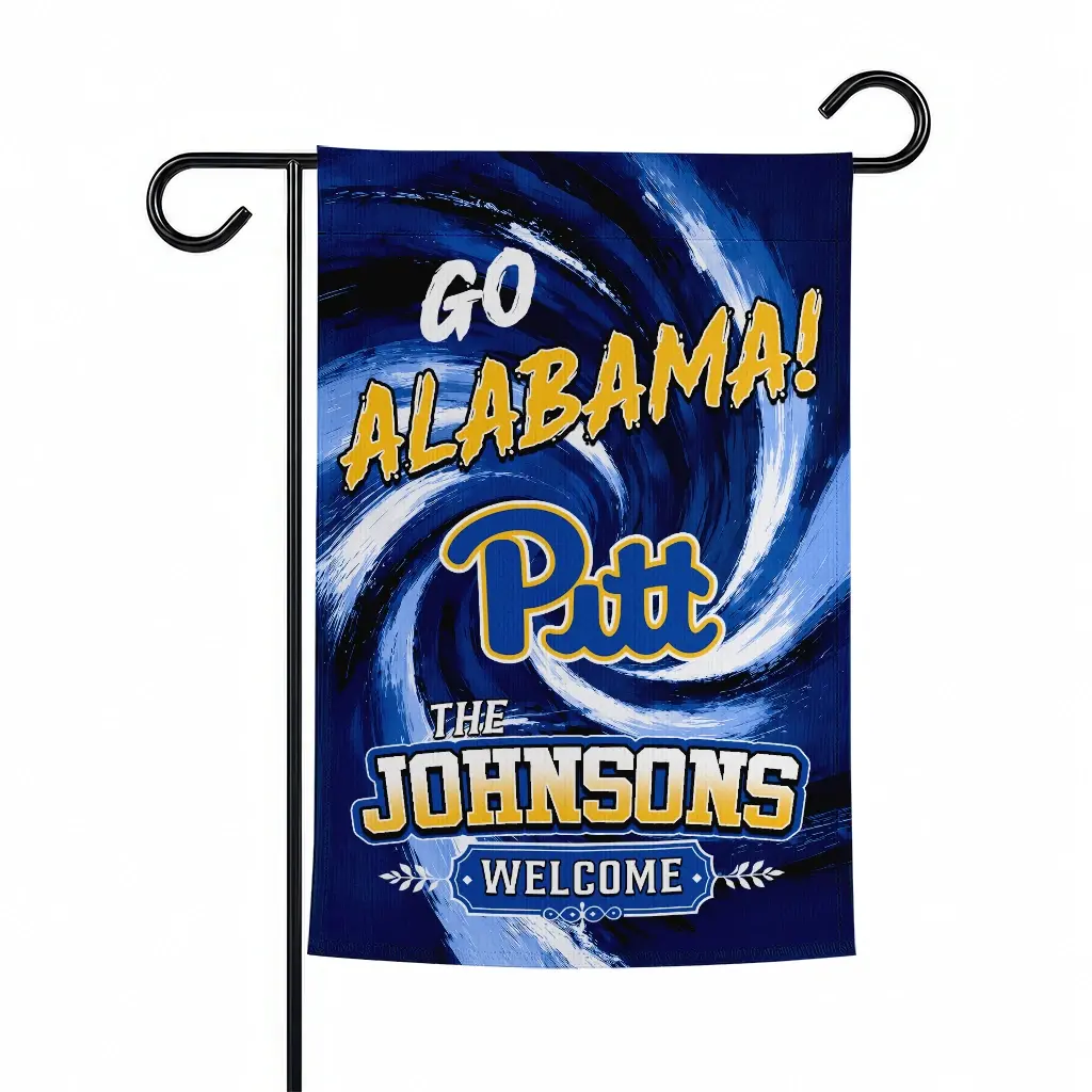 Pittsburgh Panthers Garden Flag Customized Swirl Vortex Royal Blue Best Selling Pittsburgh Panthers Garden Flag Customized Swirl Vortex Royal Blue Best Selling