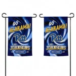 Pittsburgh Panthers Garden Flag Customized Swirl Vortex Royal Blue Best Selling