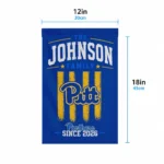Pittsburgh Panthers Garden Flag Personalized Distressed Stripes Royal Blue Best Selling