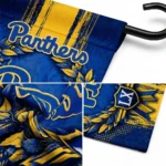 Pittsburgh Panthers Garden Flag Personalized Laurel Wreath Royal Blue Best Selling