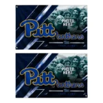 Pittsburgh Panthers House Flag Customized Diagonal Stripes Royal Blue Best Selling