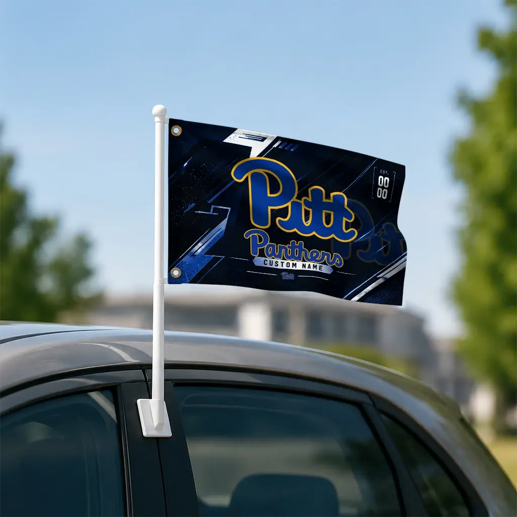 Pittsburgh Panthers House Flag Personalized Speed Slashes Royal Blue Latest Model Pittsburgh Panthers House Flag Personalized Speed Slashes Royal Blue Latest Model