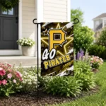 Pittsburgh Pirates Garden Flag Custom Glowing Star Black Best Selling