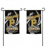Pittsburgh Pirates Garden Flag Custom Swirl Vortex Black Best Selling