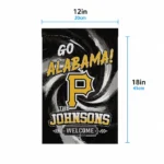 Pittsburgh Pirates Garden Flag Custom Swirl Vortex Black Best Selling