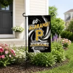 Pittsburgh Pirates Garden Flag Custom Swirl Vortex Black Best Selling