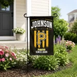 Pittsburgh Pirates Garden Flag Customized Distressed Stripes Black Best Selling