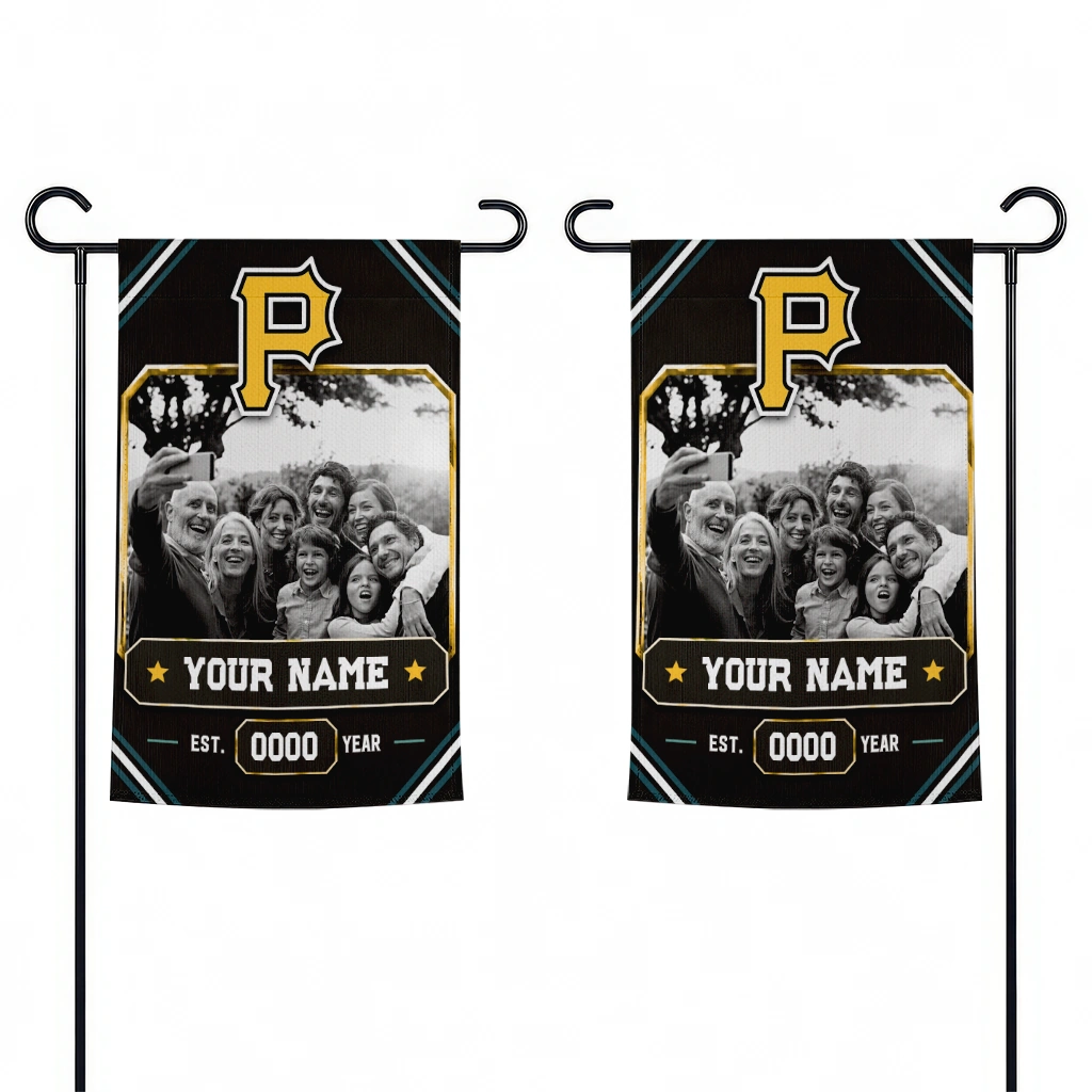 pittsburgh-pirates-garden-flag-customized-photo-frame-black-fashion-forward.webp