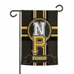 Pittsburgh Pirates Garden Flag Personalized Circle Medallion Black Best Selling