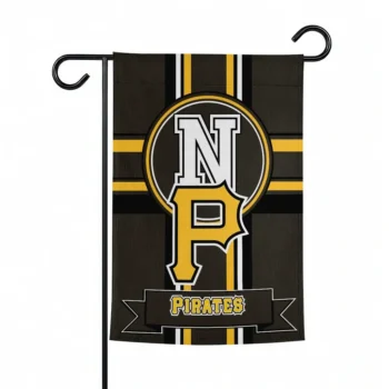 Pittsburgh Pirates Garden Flag Personalized Circle Medallion Black Best Selling