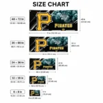 Pittsburgh Pirates House Flag Custom Diagonal Stripes Black Best Selling