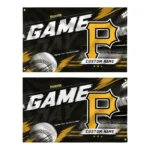 Pittsburgh Pirates House Flag Personalized Tech Panels Black Best Selling