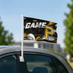 Pittsburgh Pirates House Flag Personalized Tech Panels Black Best Selling