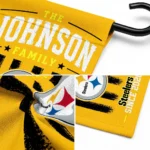 Pittsburgh Steelers Garden Flag Custom Distressed Stripes Gold Best Selling