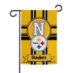 Pittsburgh Steelers Garden Flag Customized Circle Medallion Gold Best Selling