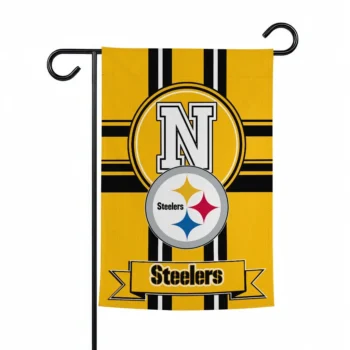 Pittsburgh Steelers Garden Flag Customized Circle Medallion Gold Best Selling