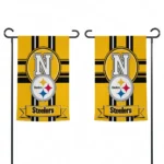 Pittsburgh Steelers Garden Flag Customized Circle Medallion Gold Best Selling