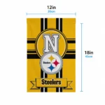 Pittsburgh Steelers Garden Flag Customized Circle Medallion Gold Best Selling