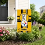 Pittsburgh Steelers Garden Flag Customized Circle Medallion Gold Best Selling