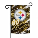 Pittsburgh Steelers Garden Flag Personalized Glowing Star Gold Best Selling