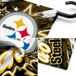 Pittsburgh Steelers Garden Flag Personalized Glowing Star Gold Best Selling