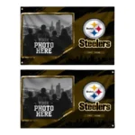 Pittsburgh Steelers House Flag Custom Framed Photo Gold Black Best Selling
