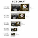 Pittsburgh Steelers House Flag Custom Framed Photo Gold Black Best Selling