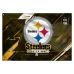 Pittsburgh Steelers House Flag Custom Speed Slashes Gold Best Selling
