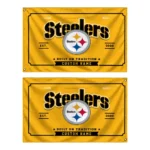 Pittsburgh Steelers House Flag Customized Ornate Border Gold Best Selling