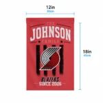 Portland Trail Blazers Garden Flag Custom Distressed Stripes Red Best Selling