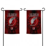 Portland Trail Blazers Garden Flag Custom Laurel Wreath Red Best Selling