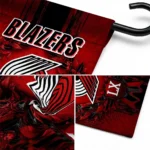 Portland Trail Blazers Garden Flag Custom Laurel Wreath Red Best Selling