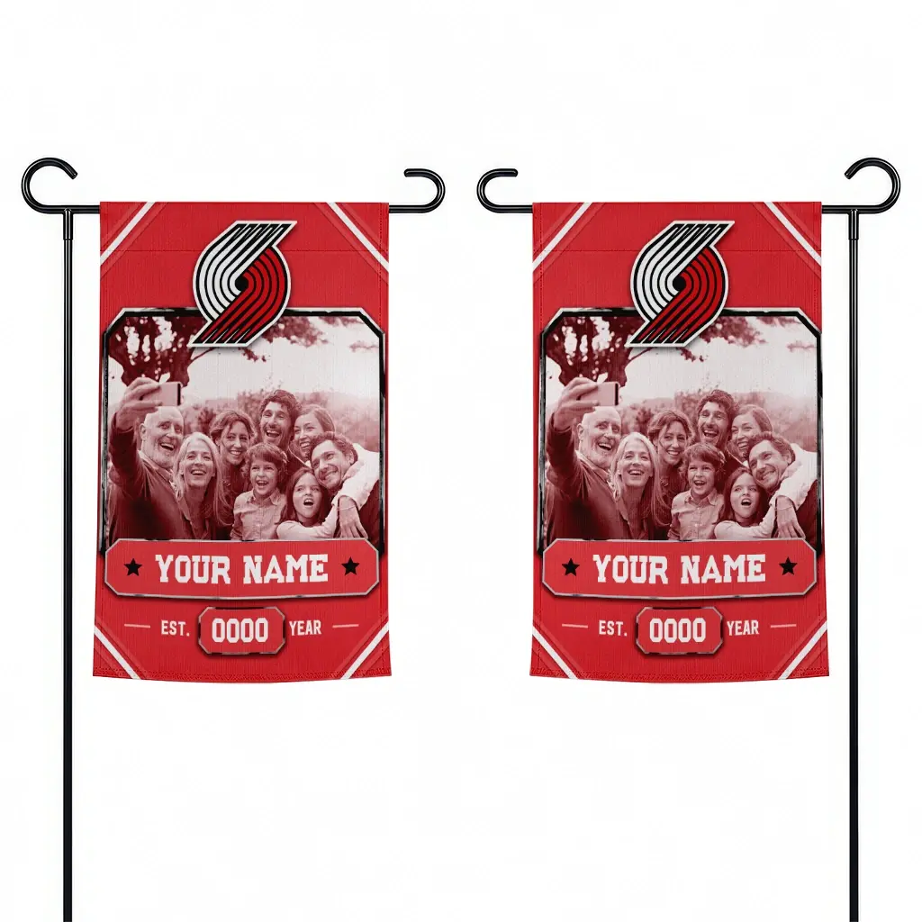 Portland Trail Blazers Garden Flag Custom Photo Frame Red Fashion Forward Portland Trail Blazers Garden Flag Custom Photo Frame Red Fashion Forward