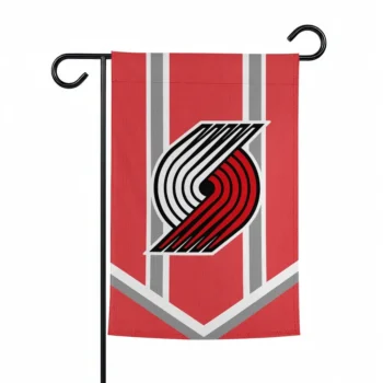 Portland Trail Blazers Garden Flag Customized Chevron Stripes Red Best Selling