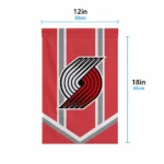 Portland Trail Blazers Garden Flag Customized Chevron Stripes Red Best Selling
