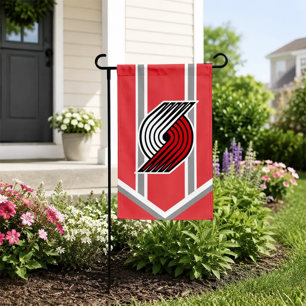 Portland Trail Blazers Garden Flag Customized Chevron Stripes Red New Arrival Portland Trail Blazers Garden Flag Customized Chevron Stripes Red New Arrival